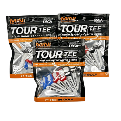 Tour Tee Mini White Spine 3 Pack