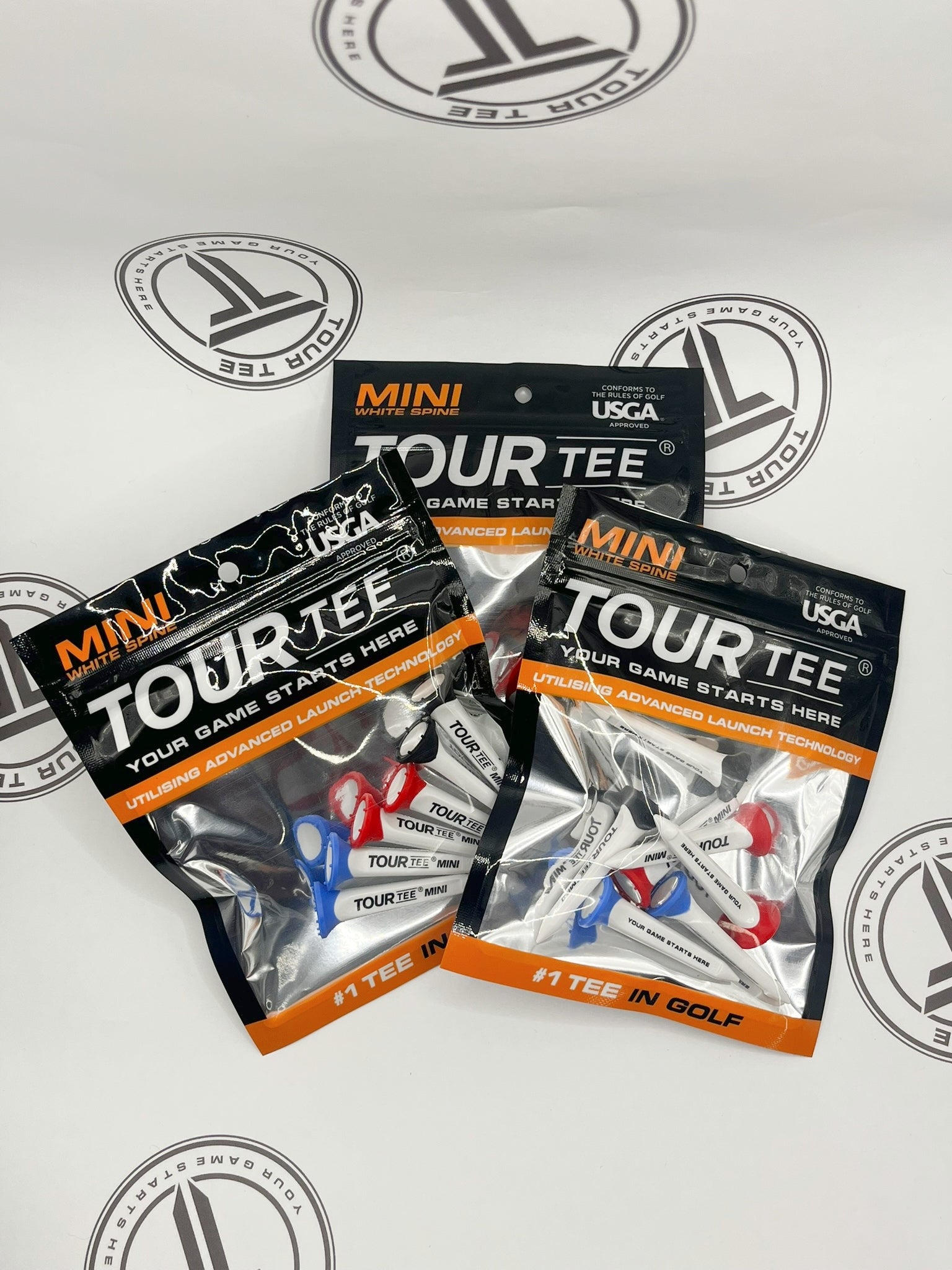 Tour Tee Mini White Spine Pack