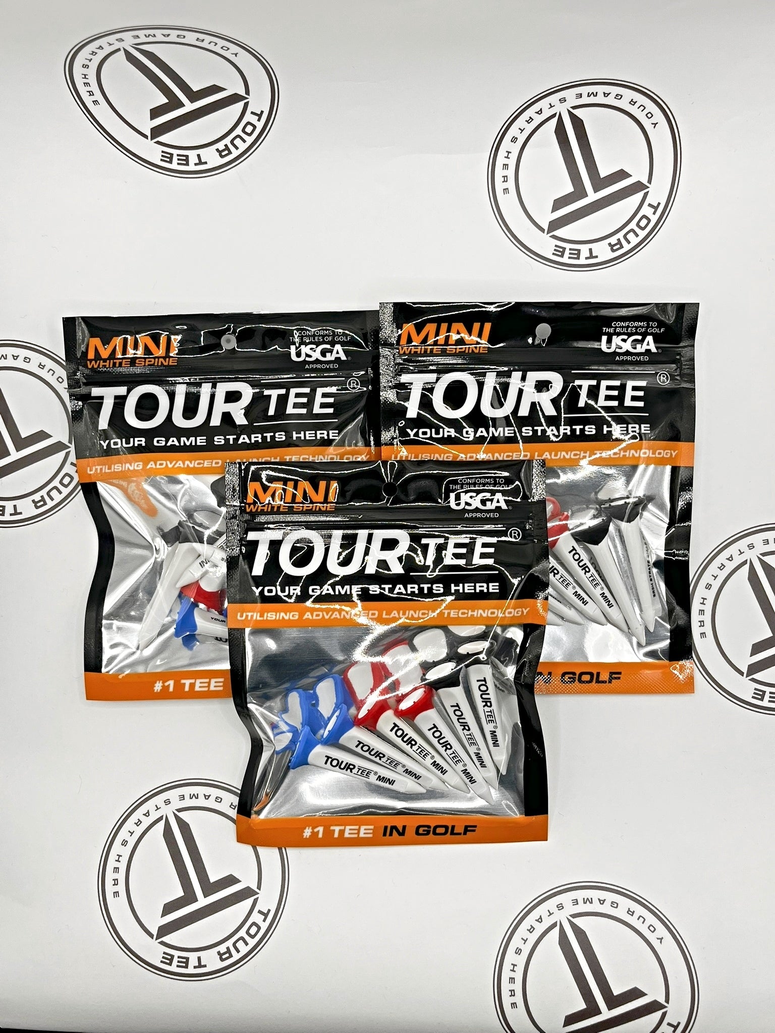 Tour Tee Mini White Spine Pack
