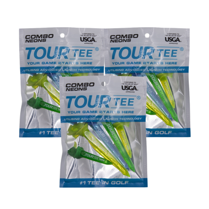 Large & Mini Combo Neon Blue 3 Pack